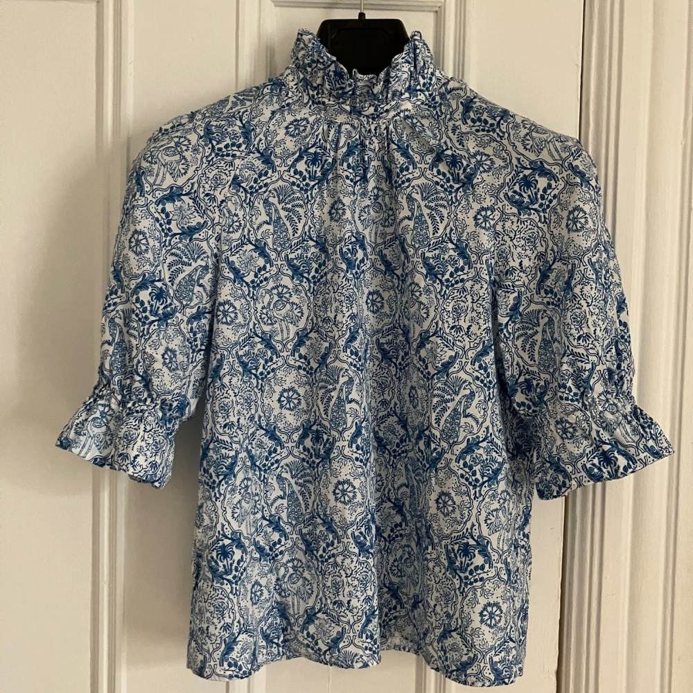 Floral cotton blouse Balzac Paris S